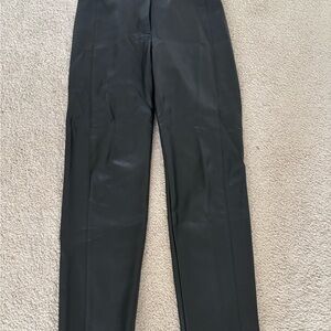 Petite Audrey Pant in Faux Leather - Curvy Fit